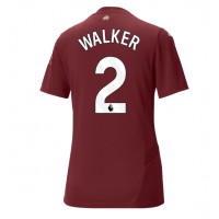 Zenski Nogometni Dres Manchester City Kyle Walker #2 Rezervni 2024-25 Kratak Rukav